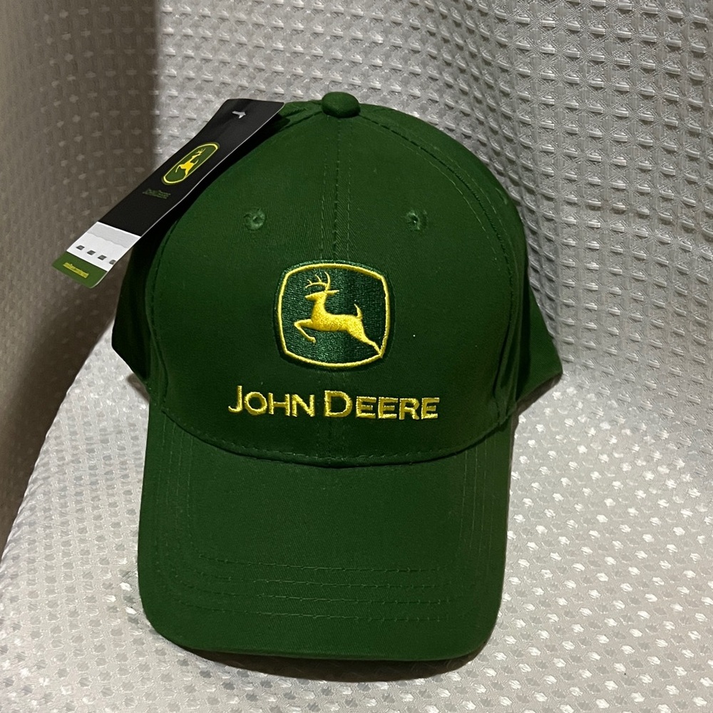 John Deere Classic Green Cap with Yellow Logo
